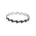 Lightning Diamond Eternity Ring | 14k White Gold | Black Diamonds | The Storm Jewelry | Fine Jewelry Made in Los Angeles - committed to empowering female equality, celebrating forever friendships & championing future generations of women.