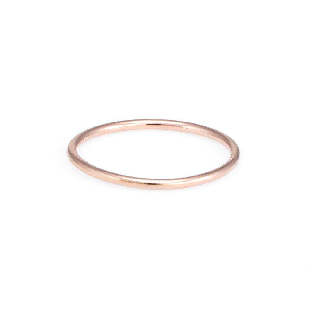 Children's First Gold Ring | Rose Gold | The Storm Jewelry | Fine Jewelry Made in Los Angeles - committed to empowering female equality, celebrating forever friendships & championing future generations of women.   
