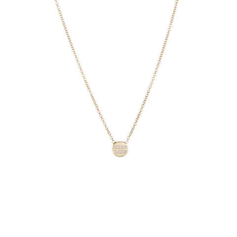 Equality Diamond Charm Necklace | 14k Yellow Gold | The Storm Jewelry | Fine Jewelry Made in Los Angeles - committed to empowering female equality, celebrating forever friendships & championing future generations of women.