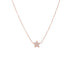 Children's Diamond Star Necklace | Rose Gold | The Storm Jewelry | Fine Jewelry Made in Los Angeles - committed to empowering female equality, celebrating forever friendships & championing future generations of women.   